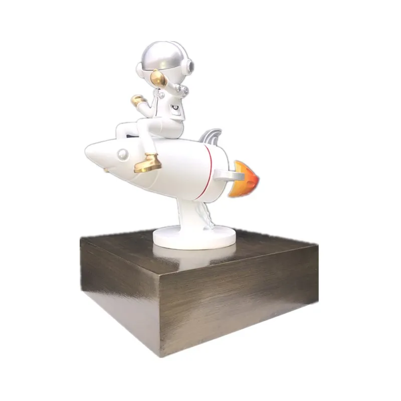 Astronaut missile rocket decoration design ornament