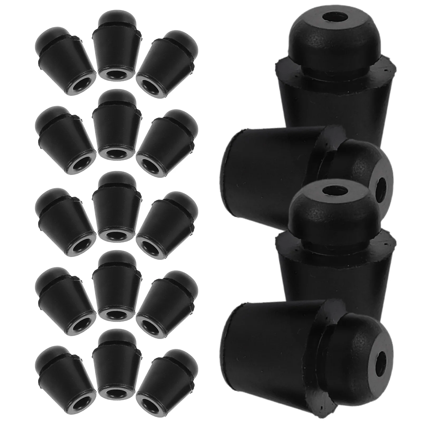 50 Pcs Door Cushion Pad Rubber Pier Shock-absorbing Buffer Car Front and Rear Bumper Covers Accesories Slam Stopper Pads