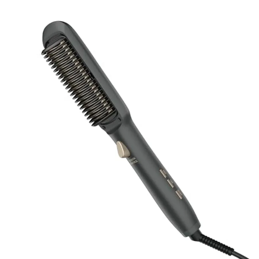 

Infiniti PRO Tension Control Straightening Brush, Heated Hair Straightener Brush with Tension Control Holds Hair in Place, Ioni
