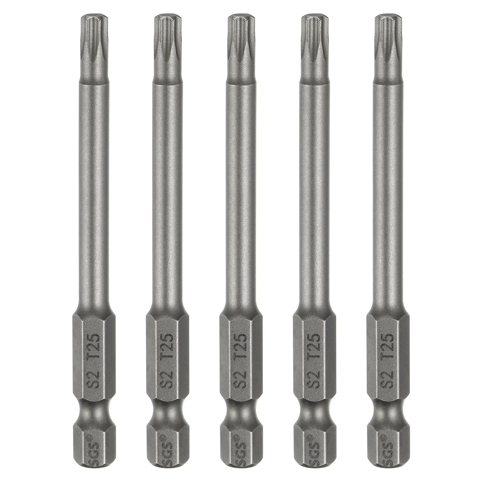 1/3/5pcs Torx Head Screwdriver Bit 1/4