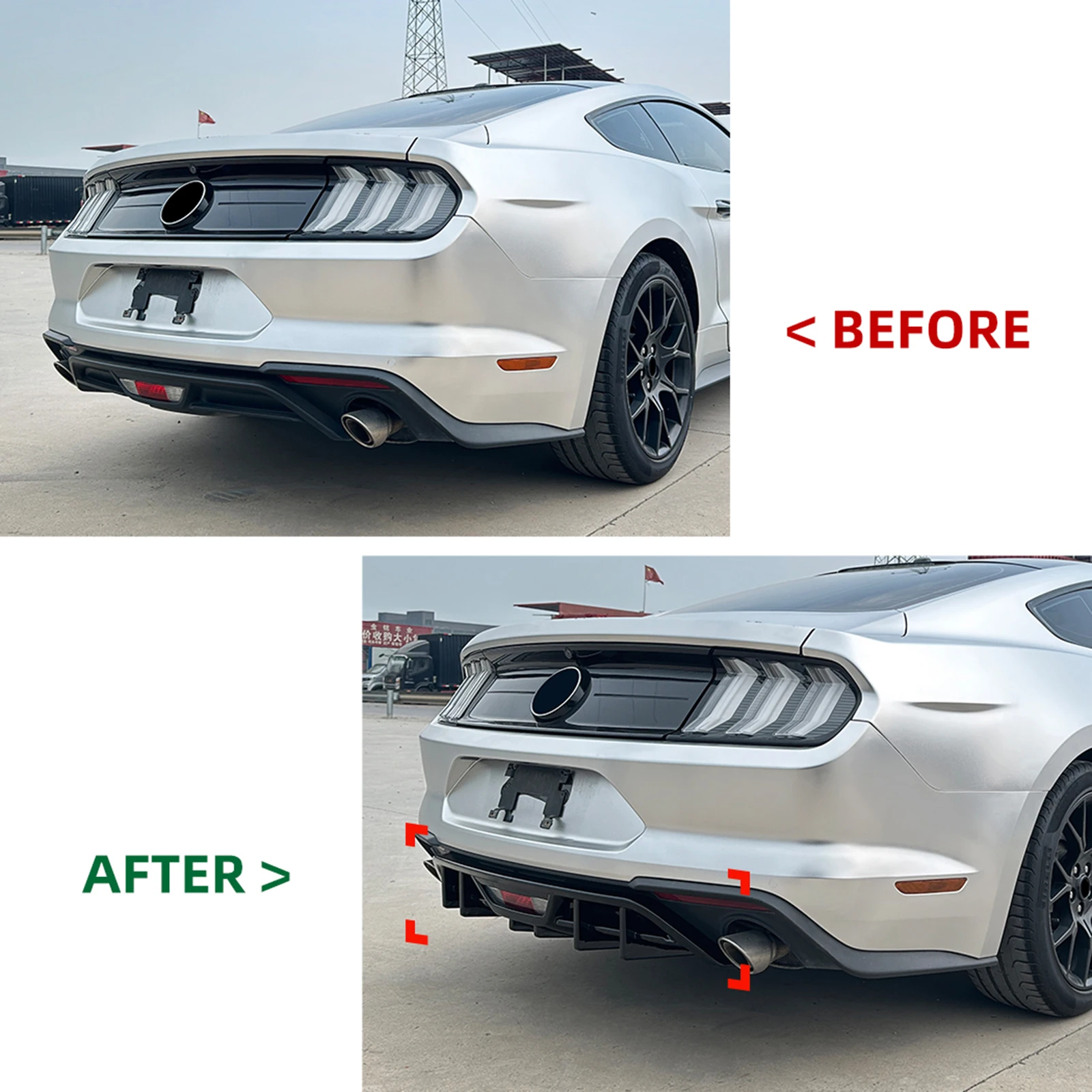 For Ford Mustang MK6.5 2018-20 - огляд і ціна Car Vent Diffuser