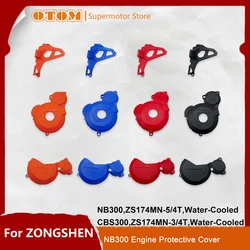 OTOM Motorcycle Clutch Crankace Ignition Sprocket Cover Engine Protection Guard For CBS300 ZS174MN-3 NB300 ZS174MN-5 Accessories