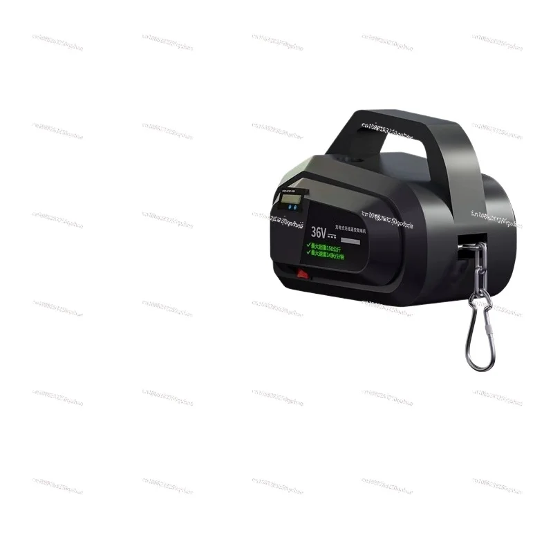 

Electric Rope Climbing Machine Rechargeable Remote Control Lithium Battery Hoist Crane