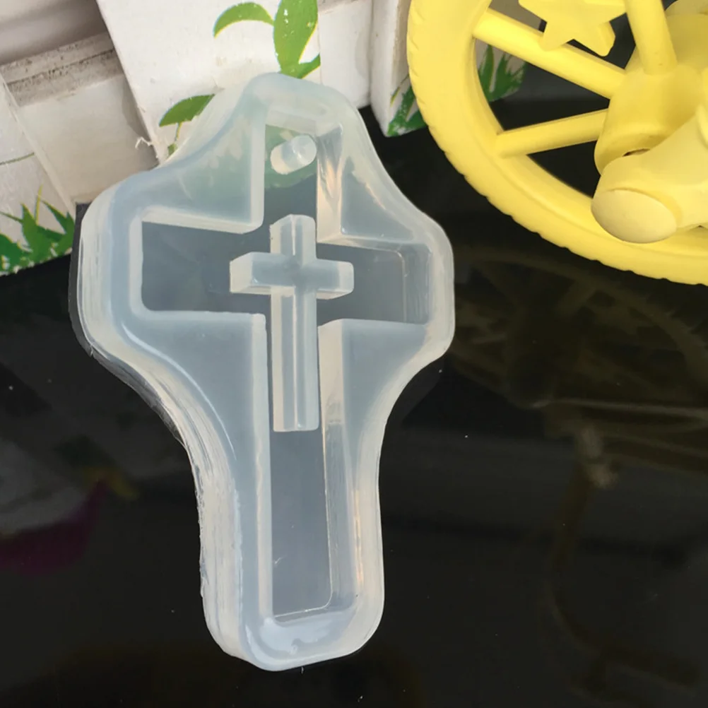 

4Pcs Epoxy Silicone Mould Crystal Glue Mould Pendant Making Model for Home DIY Resin Craft (White) DIY silicone mold