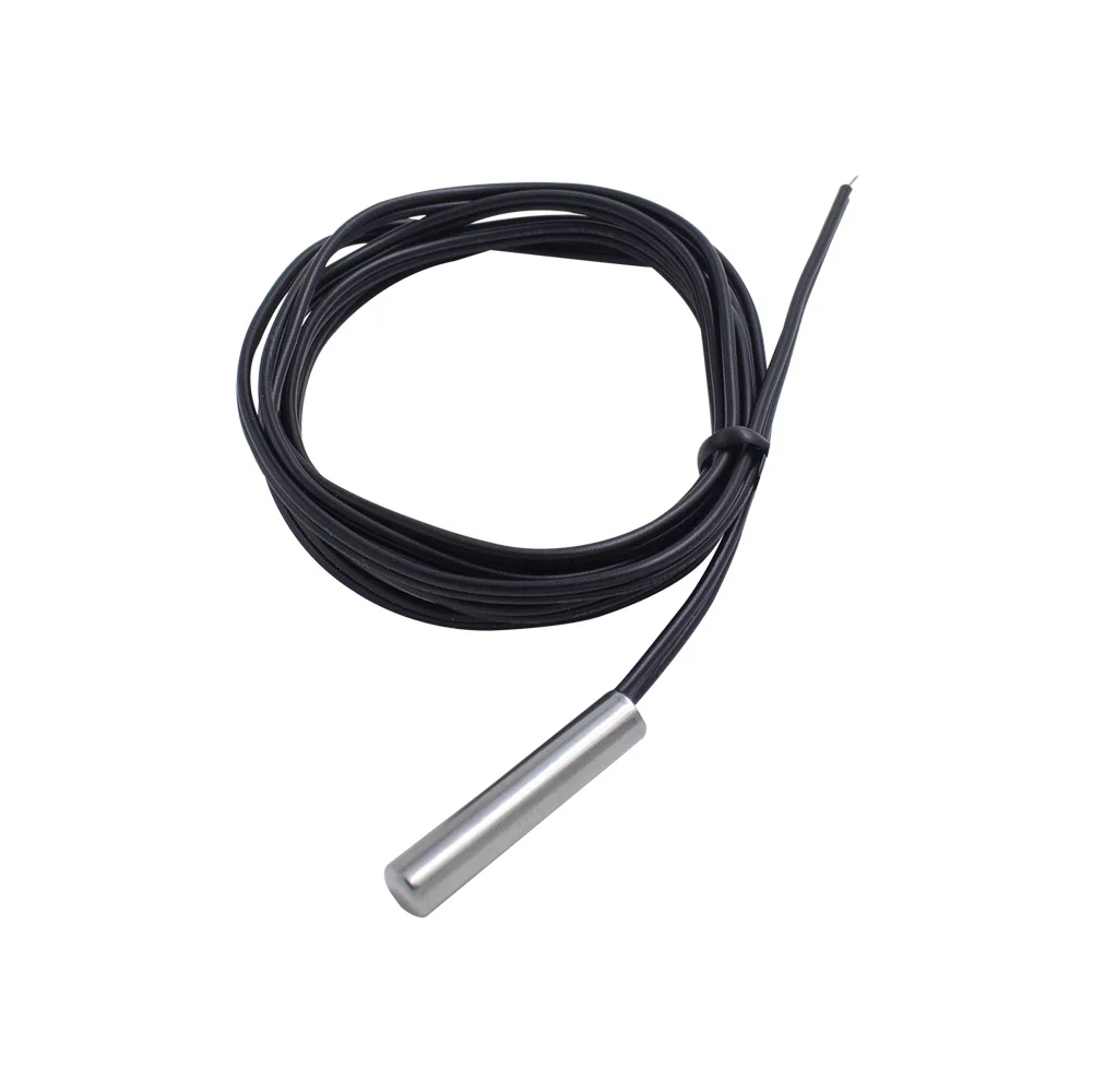 stainless steel temperature sensing probe  temperature sensor temperature control probe NTC-10K 1% accuracy  5*20mm 
