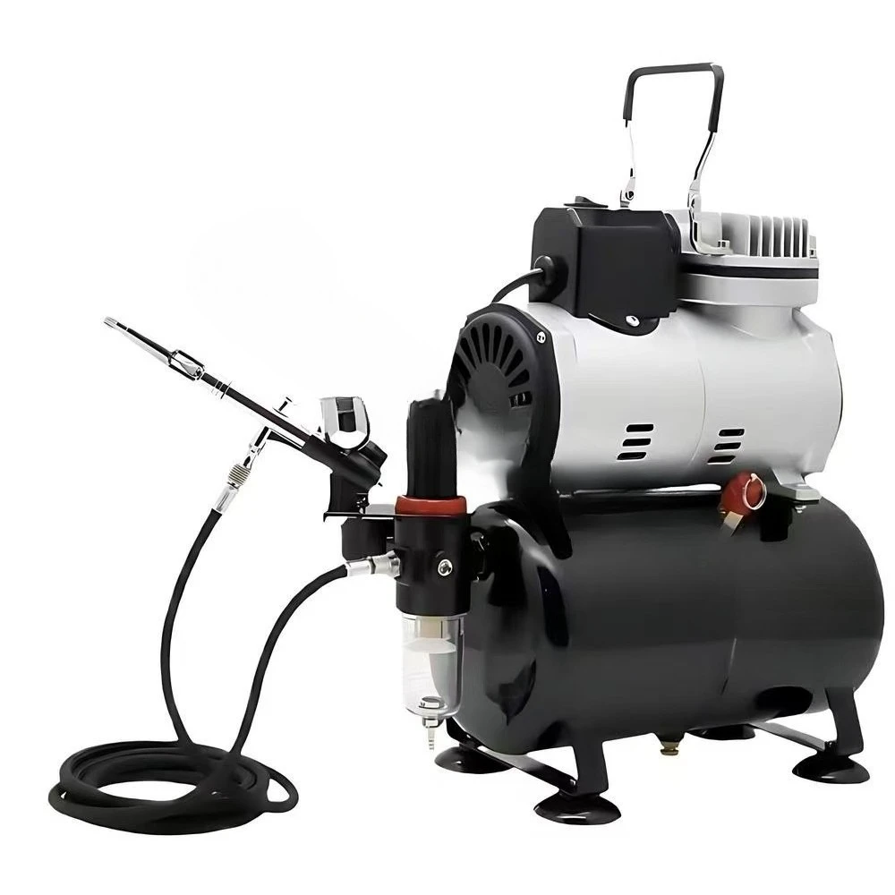Air compressor figure coloring airbrush spray pump painting model air pump set