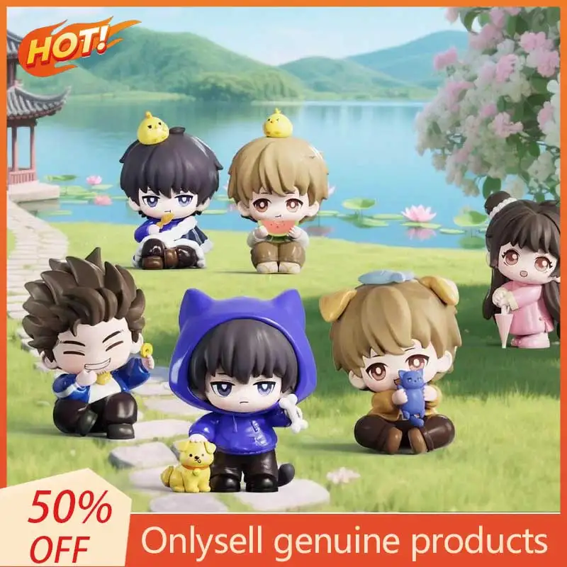 

Кукла с слепой коробкой Maile Weimei X Tomb, грабитель, заметки, жизнь для отдыха, милая серия для игр, слепая коробка, четыретая круглая периферия, ручная работа