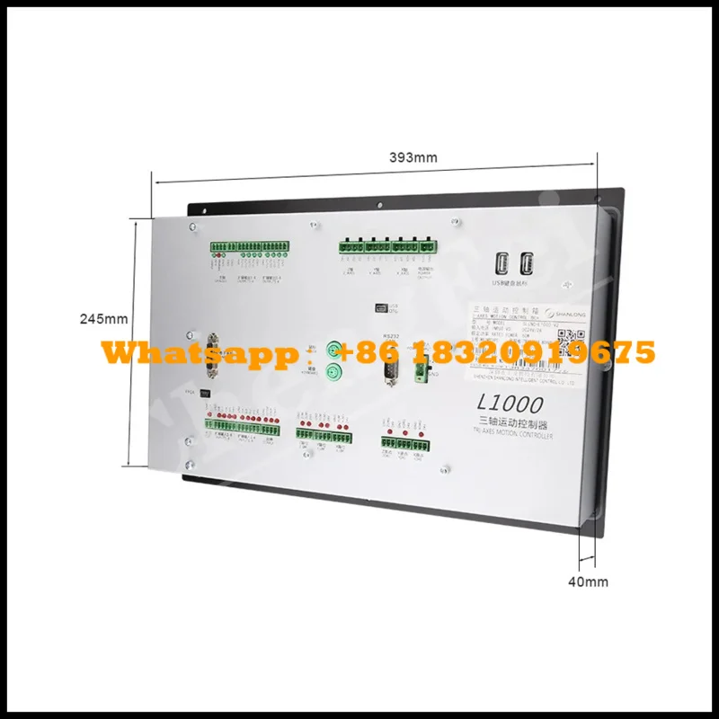حار Shanlong L1000 V4 ATC نظام التحكم 3-محور Ci1030CNC وحدة تحكم بالحركة واجهة USB آلة النقش والطحن
