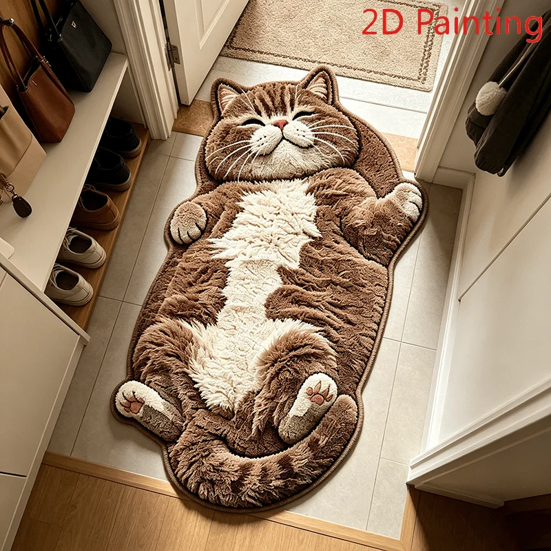 Cute Brown Sleepy Cat-shaped R - Korean Kitchen Gadgets ulasan dan harga