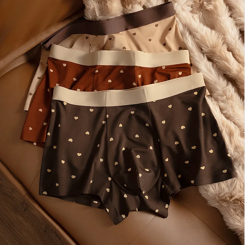 

3 Pcs/Lot Men Panties Underwear Breathable Modal Boxers Summer Men's Underpants Gay Sexy Trunks Short Calzoncillos Para Hombre