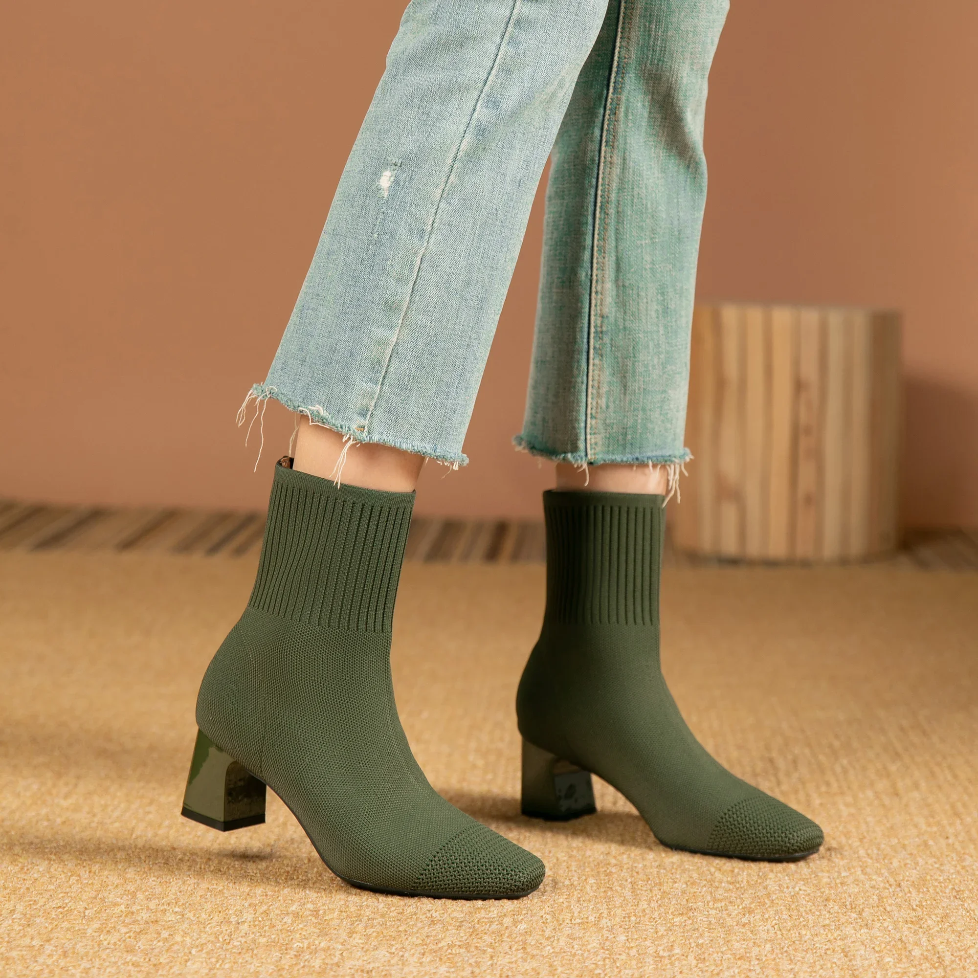 Moda outono botas quentes conf - Women'S Fashion Socks avaliação e preço
