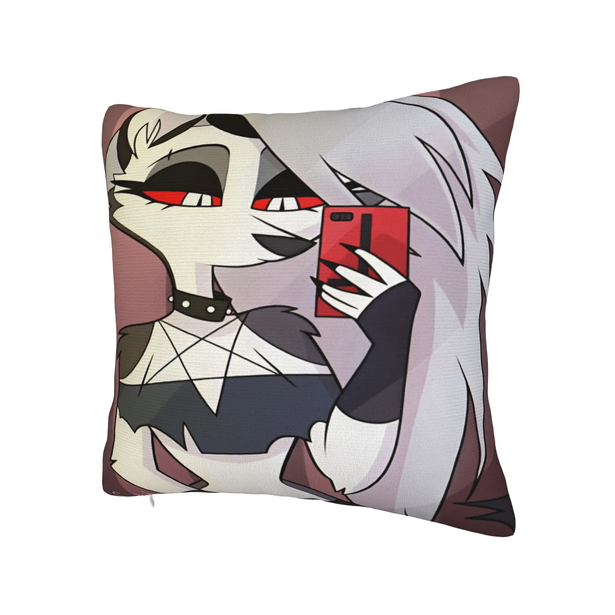 Helluva Boss Loona Pillow Case  Comfy Pillow Cover Funny Pillowcases For Chair Sofa Home Decor