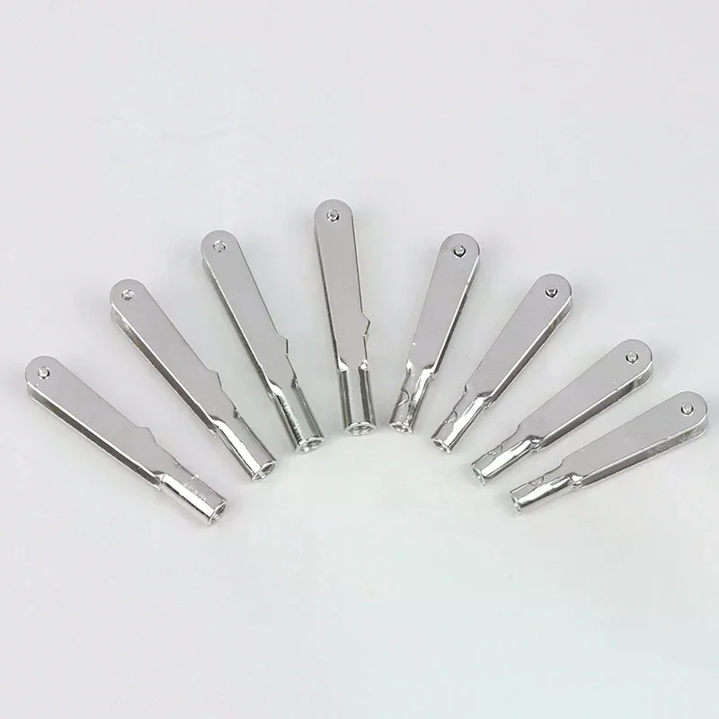 10PCS M2/M3 Metal Iron Clevis Chuck Pull Rod Connector Clamp Horn Alloy Screw Accessories Kit For RC Aircraft Car Model Plane