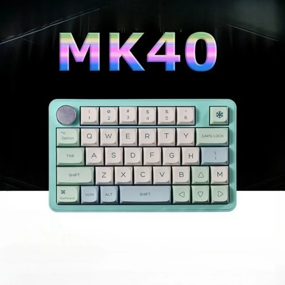 

Механическая клавиатура MK40, проводная игровая клавиатура для левой руки для планшета, программирование макросов, RGB, ручка по индивидуальному заказу, 38 клавиш, аксессуар для ПК, подарок