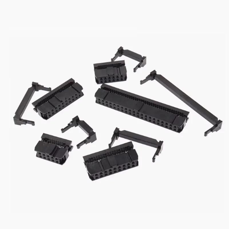 10Pcs FC 6P/8/10/12/14/16/18/20/24/26/30/34/40/50 Pin 2.54mm Pitch Female IDC Socket Connector Ribbon Cable Connector