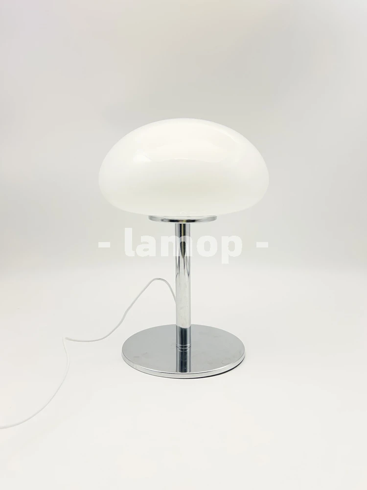 milky-white-flat-oval-pebble-chrome-thin-pole-table-lamp-minimal-white-vanity-dresser-3-tone-soft-light-bedroom-decor-lamp