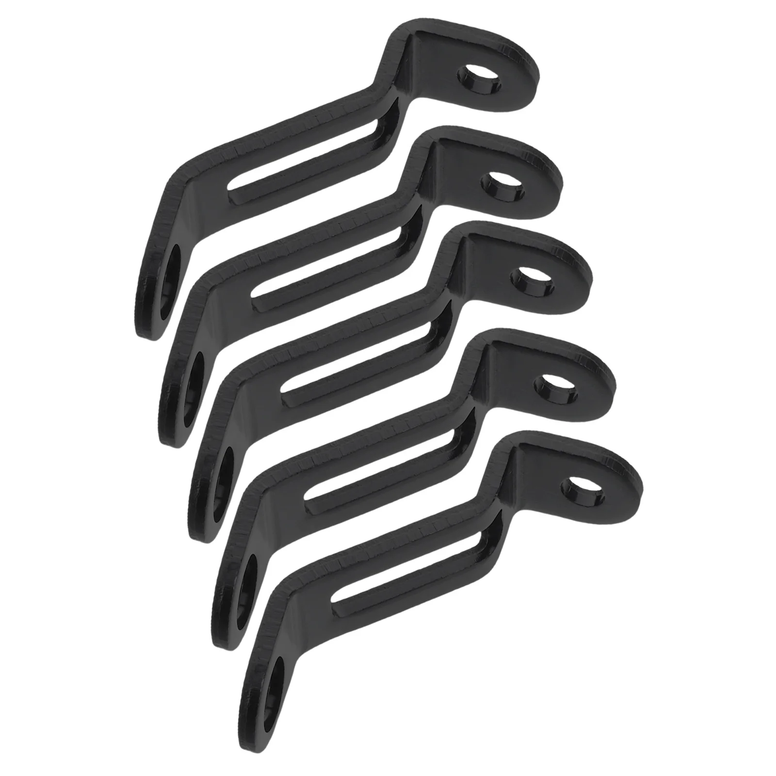 

5Pcs Motorcycle Brake Fluid Reservoir Support Bracket Iron Durable Universal Mount for Brake System DIY Modification Accessories