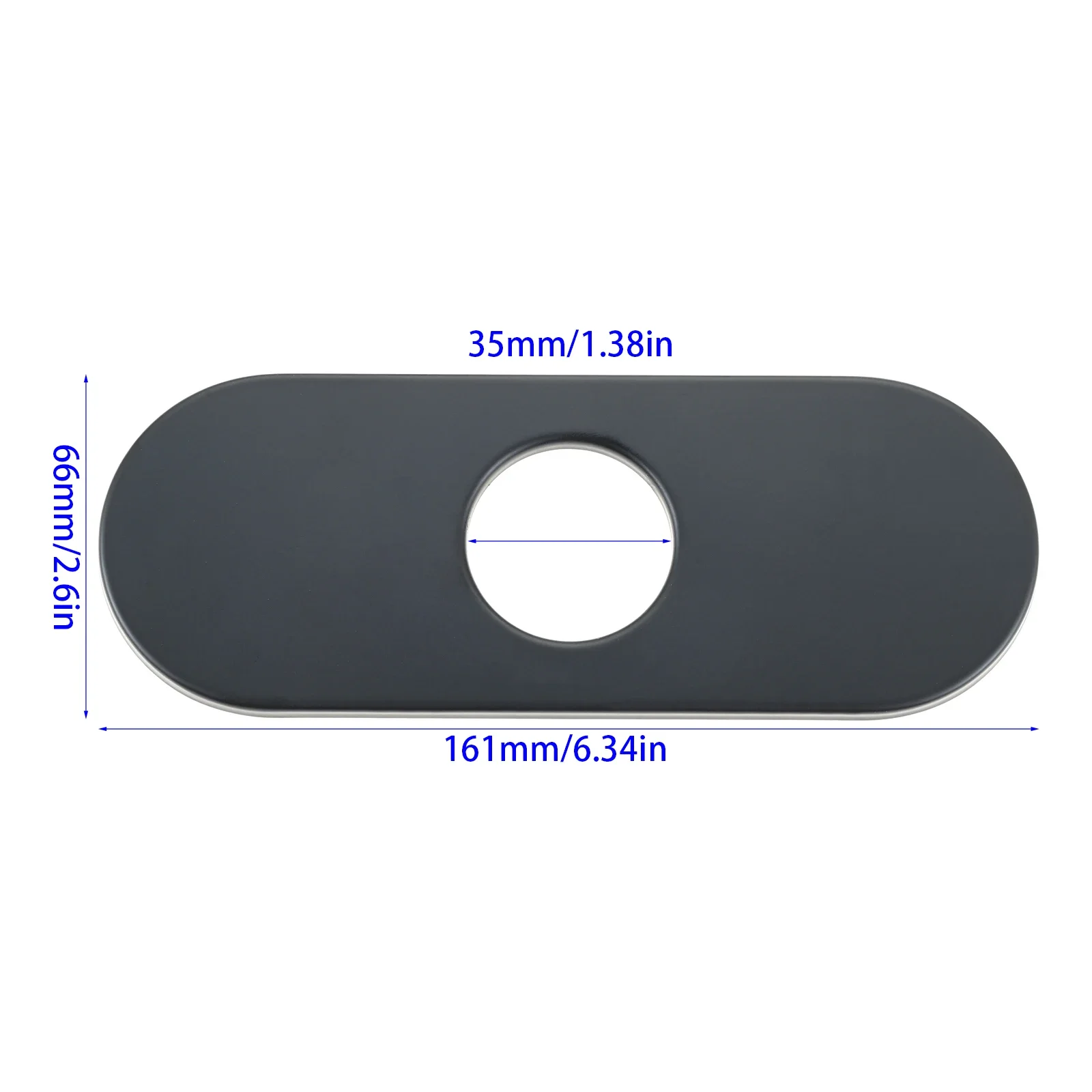 

6-дюймовый смеситель для ванной комнаты, накладки, крышка отверстия для смесителя, основание раковины, декоративная панель, палубная пластина для смесителя, крышка для крана, палубная пластина