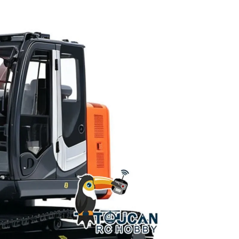 Metal SFROG 1/14 ZX135US LITE Digger RC Hydraulic Excavator 3.5-4MPA Pump Manual Quick Coupler ST8 Radio Light Sound Trucks Cars