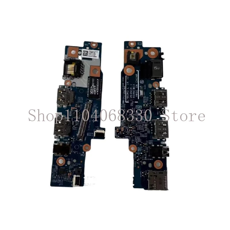 New original For Dell Latitude 3420 Right-side IO Circuit Board with SD Slot Audio USB board RJ45 F78FC 0F78FC