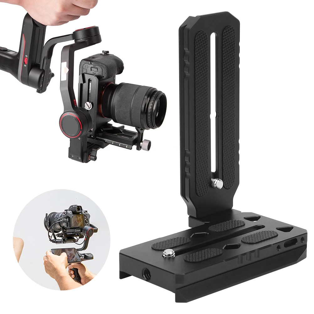 Camera Stabilizer Quick Release Plate Camera Stabilizer Vertical Shooting Board for Zhiyun Weebill/Weebill S