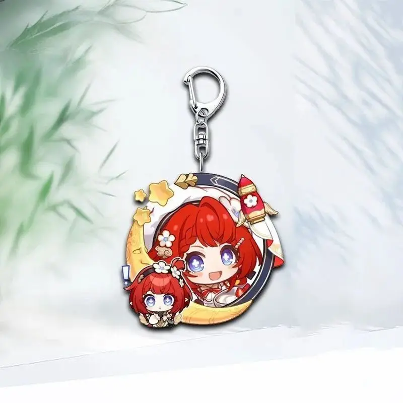 Acrylic Keychain for Honkai: Star Rail Phainon Mydeimos Anaxa Castorice The Herta Acheron Tribbie Cipher Aglaea Keychain Gift