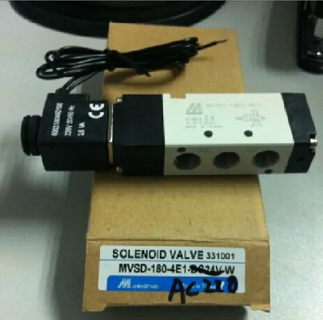 New Solenoid Valve MVSD-180-4E1 MVSD1804E1 coil AC220V