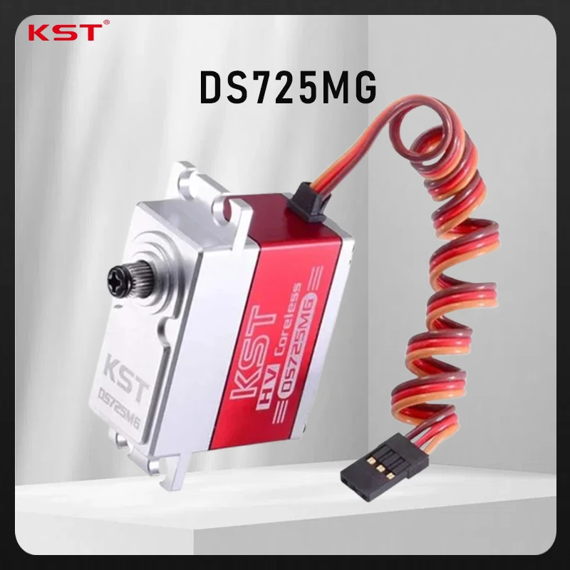 

Original KST DS725MG Standard HV Metal Case Metal Gear Digital Servo Motor for 550 RC Helicopter Airplane