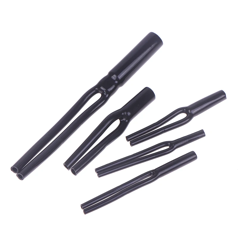 Мягкая резиновая Y-разветвительная трубка для Hi-Fi аудиокабеля диаметром 5/7/9/12/16 мм