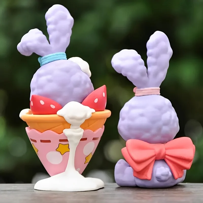 

Высокое качество, идеальное мастерство, не смоляный материал, фиолетовые милые украшения, настольный дисплей, коллекционные предметы, детские подарки на день рождения