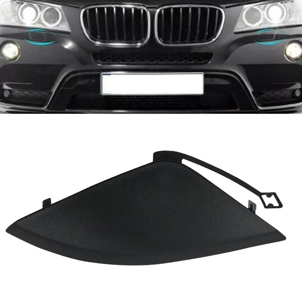 1pcs Front Bumper Tow Hook Cover Cap Primed For BMW F25 X3 51117338474 2015-2017 Parts Accessories Black