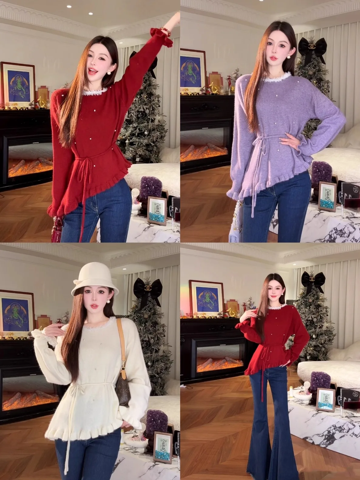 Sweet Ruffle Hem Mi… - image