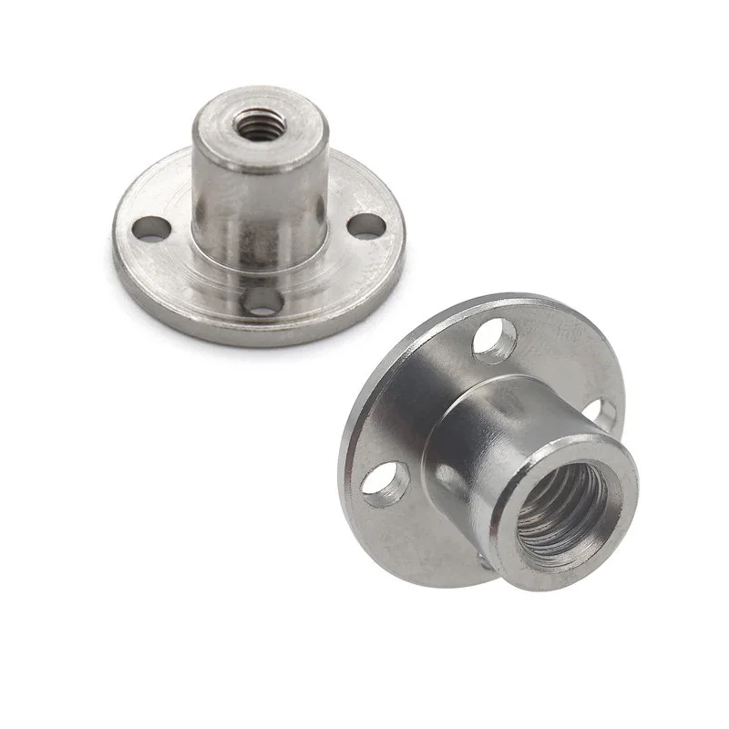 M3 M4 M5 M6 M8 Flange Coupling Nut Inner Diameter 3~8mm Is Suitable For The Threaded Shaft Of The Motor