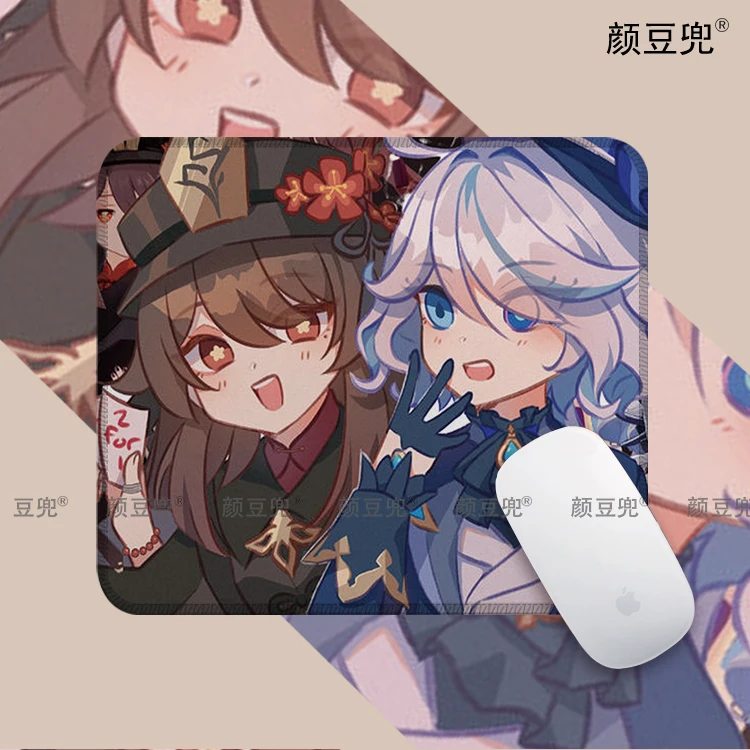 Genshin Impact Anime Hutao Cases For Gaming Large And Small Size Mouse pad Gamer Company Keyboard Mouse Mats Carpet Computer Mat