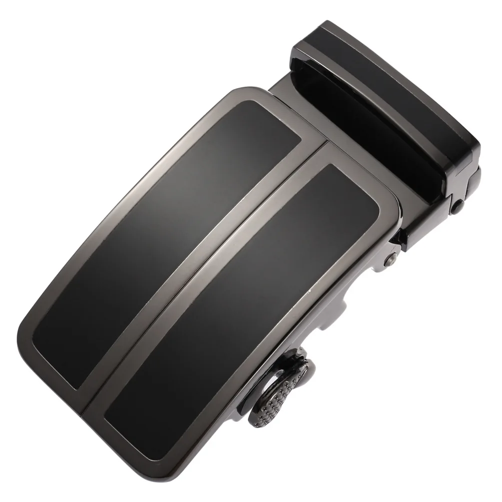 Neue Herren-Gürtelschnalle, Freizeit, ohne Gürtelschnalle, Business-Accessoires, Automatik-Schnalle, Breite 3,5 cm, Luxus-Gürtel, Designer-Herren – Detail 2