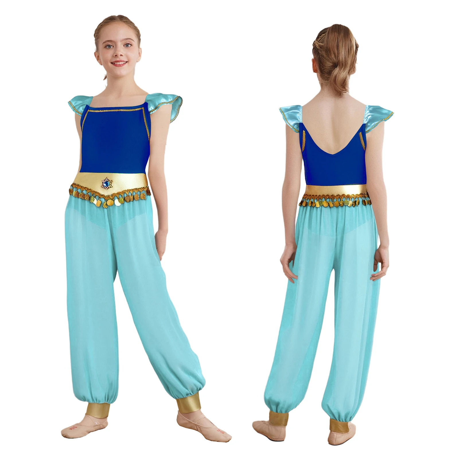 

Ancient Arabic Princess Cosplay Performance Costumes Romper for Halloween Carnival Festival Role Play Outfits