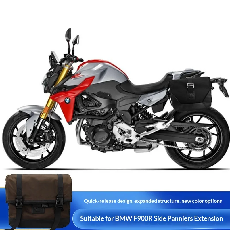 【Premium】For motorcycle modification, BMW F900R side bag, F900XR waterproof side bag, quick-release side bag, canvas removal view 6