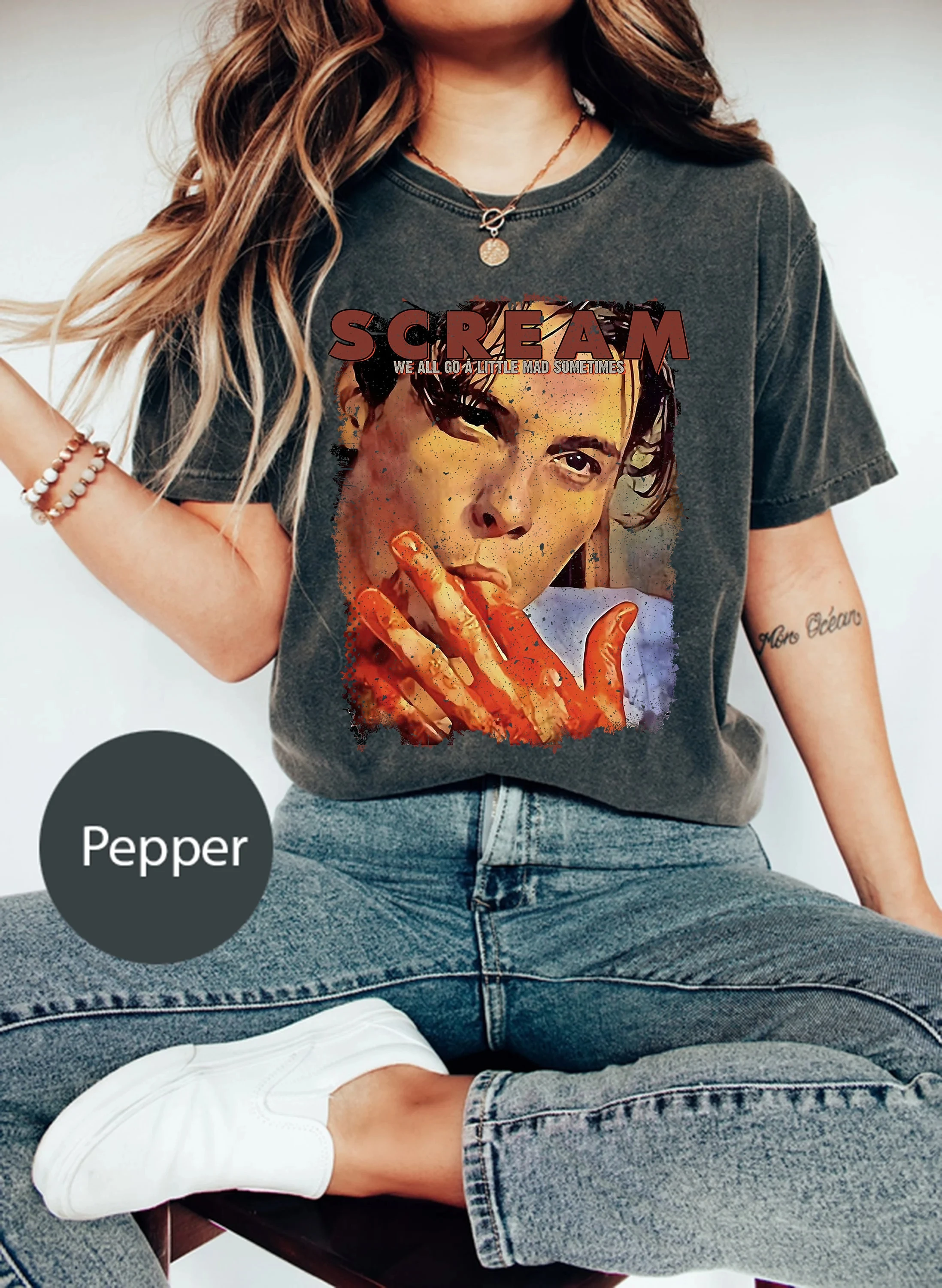 Scream Movie T-Shirt: Billy Loomis, Vintage 90s Horror Movie Merchandise Shirt