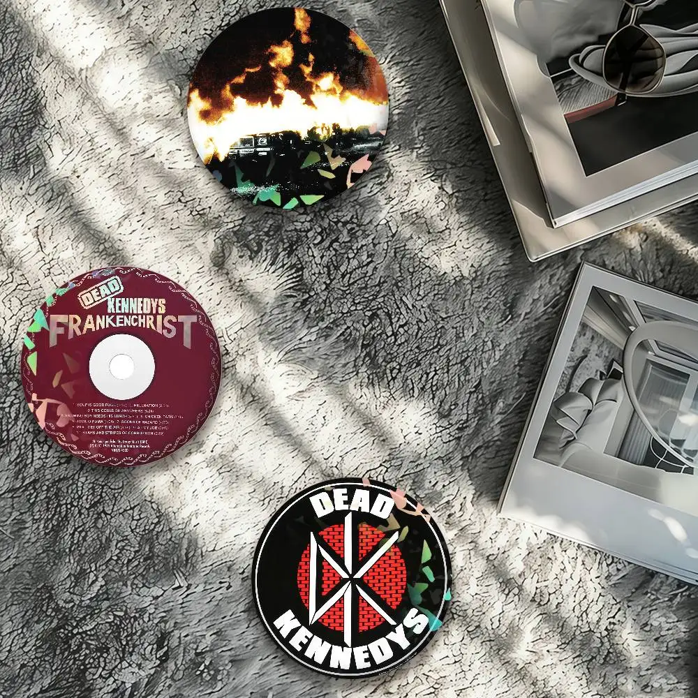 Rock Band D-Dead K-Kennedys Punk Music Laser Badge Creative Pins Brooch for Bag Clothes Hat Decor Gifts Fans Collect