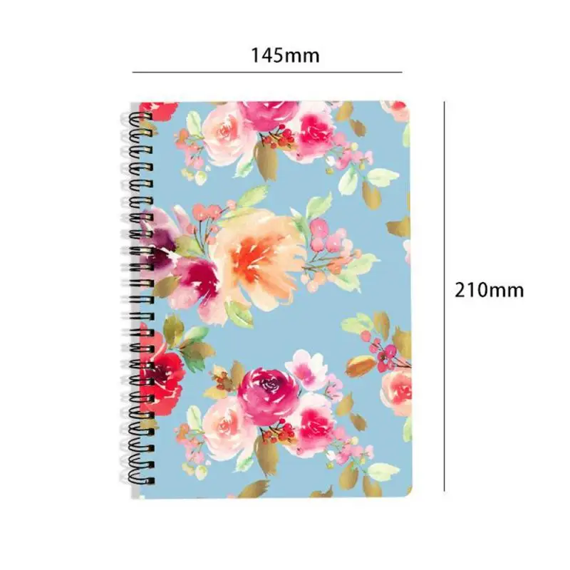 a5 Notebooks with 60 Sheets of Inner Pages Vintage Flowers Books for Girls Women Students Office Stationery