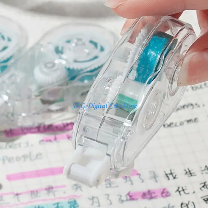 

U75B 4 Pcs Adhesive Dots Glues Tape Double Sided Tape Roller Adhesive Roller for Girl