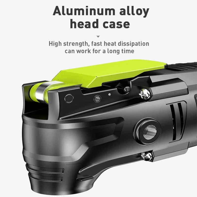 500W Electric Multifunction Oscillating Tool Electric Trimmer Saw Variable Speed with Accessories Home Decoration Renovate 5°