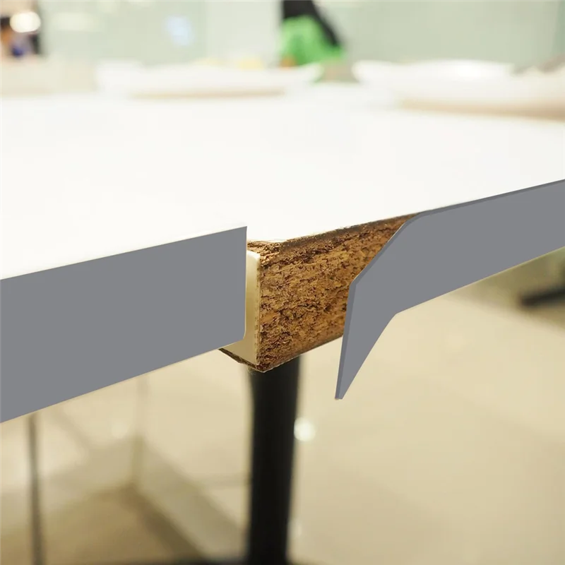 ABSE-5M Flexible U-Shape Edge  Banding Furniture Edge Strip Self Adhesive Edging Trim Edge Protector For Countertop Cabinets