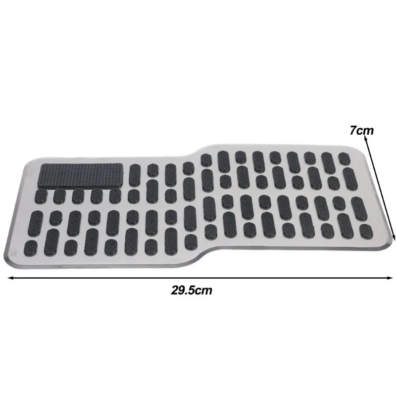 Stainless Steel Car Pedal Main Driver\'s Foot Pad Wear-resistant Pedal Anti Slip Metal Brake Pad Interior Replacement Accessories