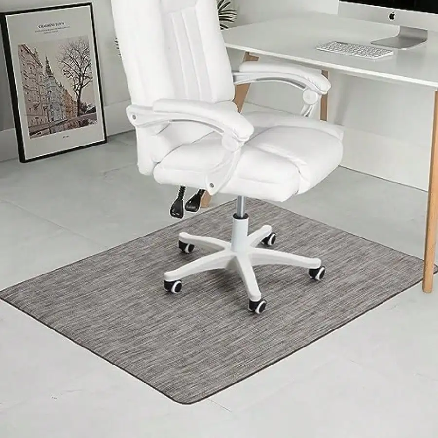 

Chair Mat for Hardwood and Tile Floor 36" x 48" Heavy Duty Office Chair Mat for Rolling Chairs Anti Slip Non-Curve Floor Prot