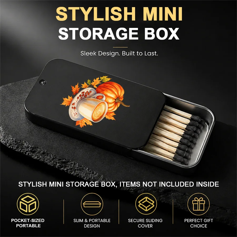 Portable Mini Jewelry Storage Box with Sliding Lid