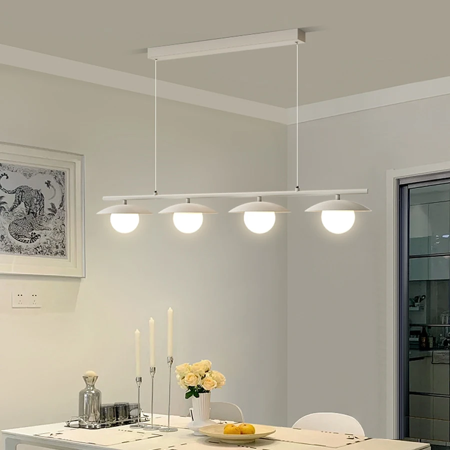 

Horizontal Suspended LED Pendant Light for Kitchen Island Dining Table Long Bar Chandeliers Dining Room Decor Lamp Fixtures