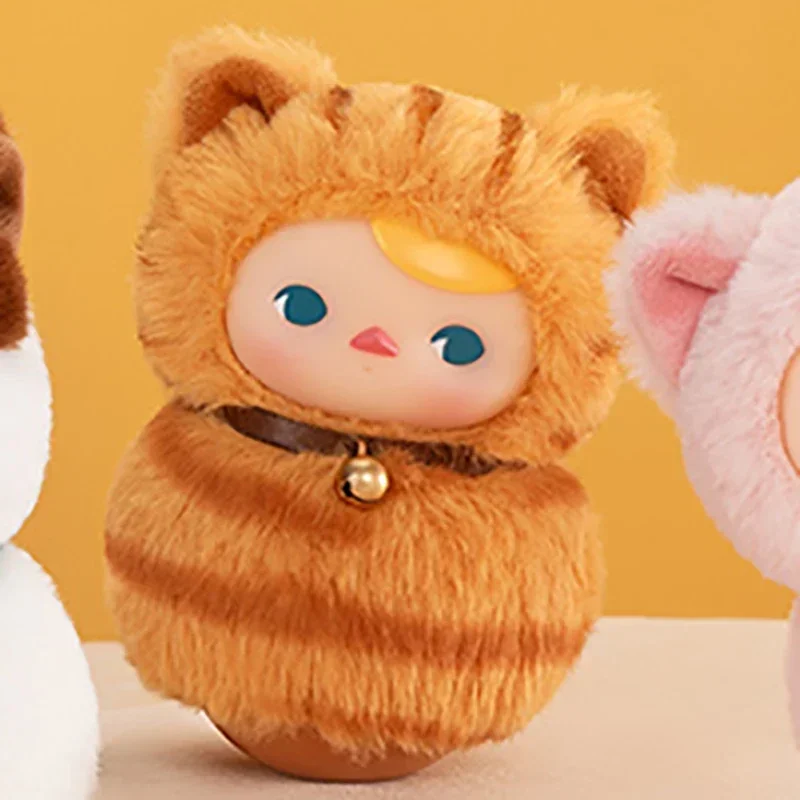 

Original PUCKY Roly-Poly Kitty Series-Vinyl Plush Blind Box Guess Bag Original Toys Doll Cute Action Anime Ornaments Collection