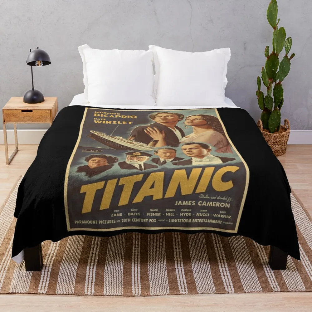 

TitanicThrow Blanket synthetic skin blanket jacquard blankets ands decorative blankets blankets for baby