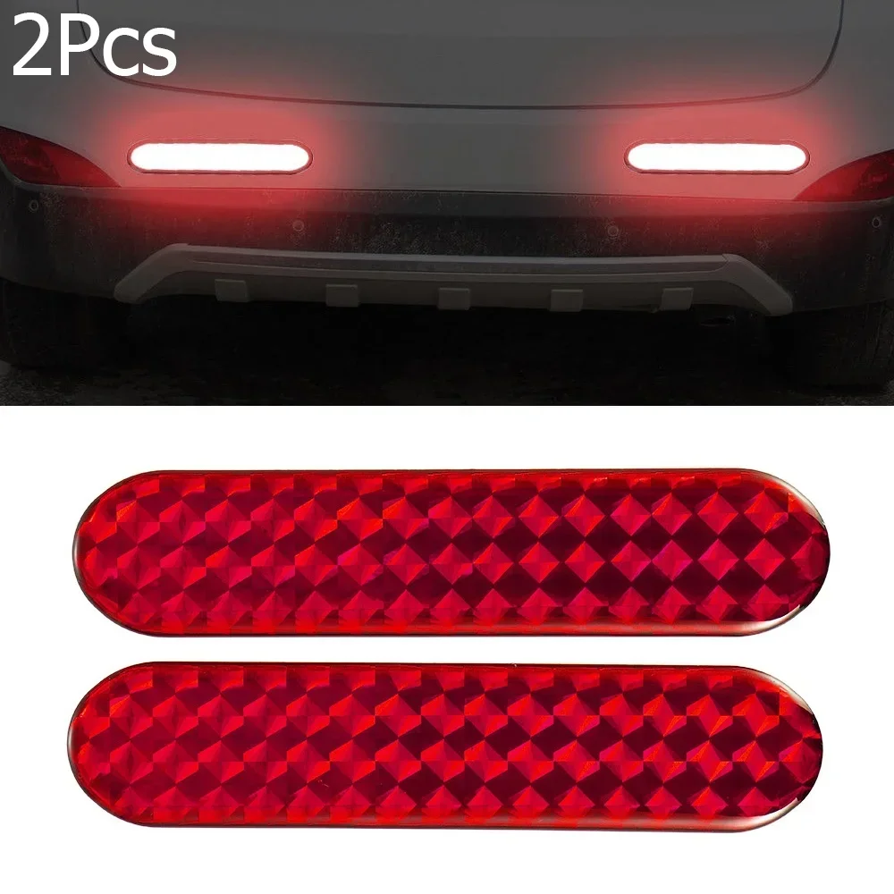 4 Colors Sign Night Lamp Alarm Car Reflective Strips Door Bumper Front And Rear Sticker Safety Mark Anti-collision Warning Tape